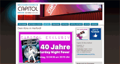 Desktop Screenshot of capitol-herford.de